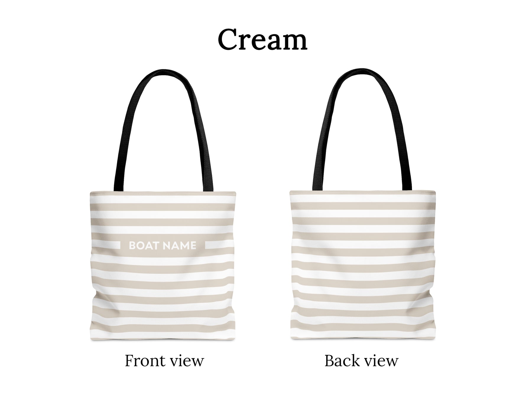 Custom Striped Bag, Boat Tote Bag, Boat Gifts for Women, Nautical Beach Bag, Personalized Tote