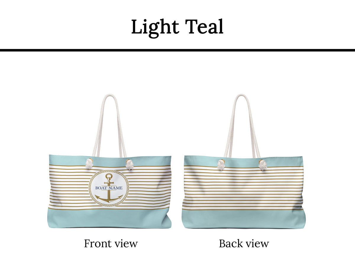 Boat Bag, Boat Gifts For Women, Nautical Bag, Sailing Bag, Custom Boat Gift