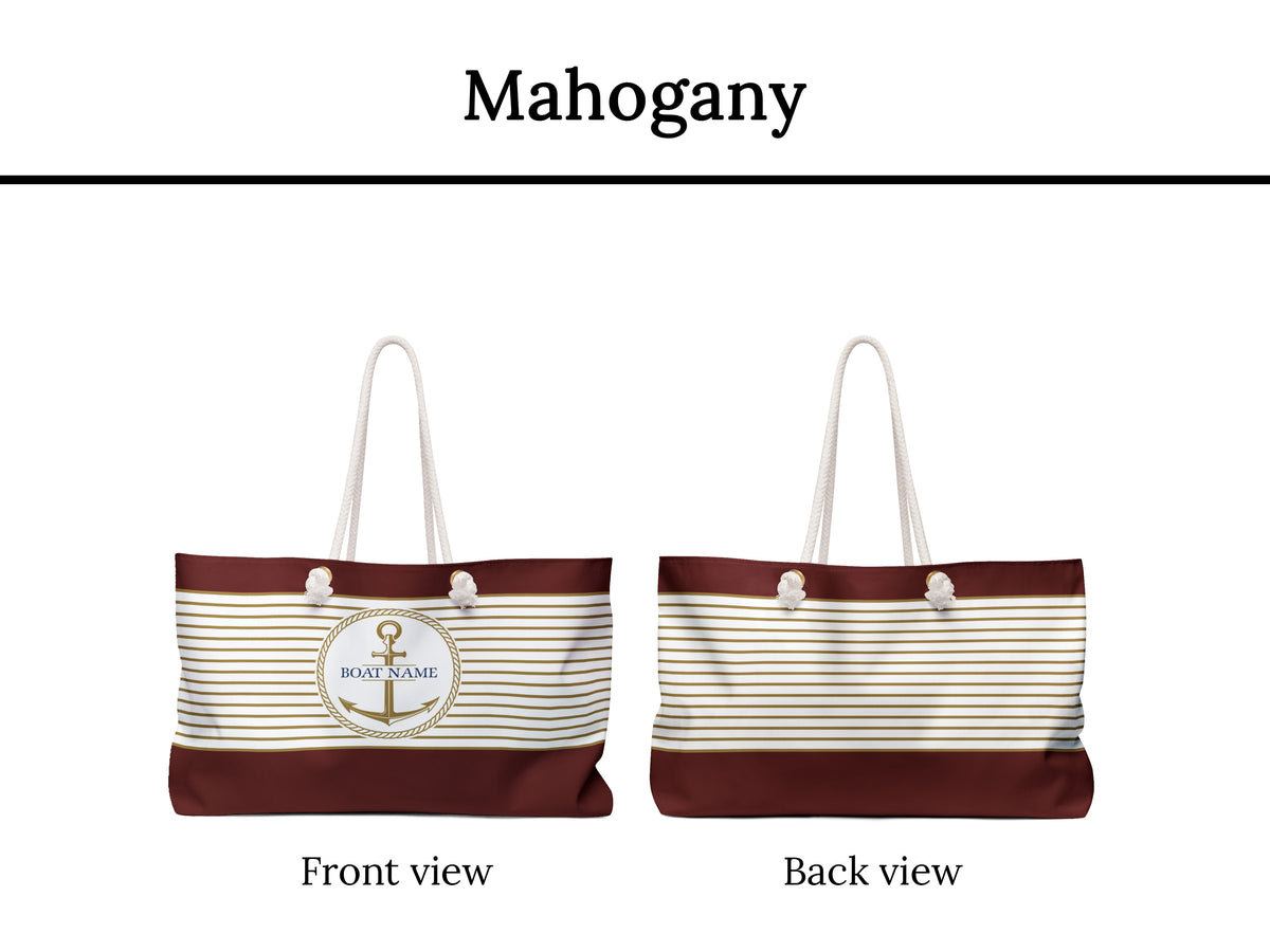 Boat Bag, Boat Gifts For Women, Nautical Bag, Sailing Bag, Custom Boat Gift