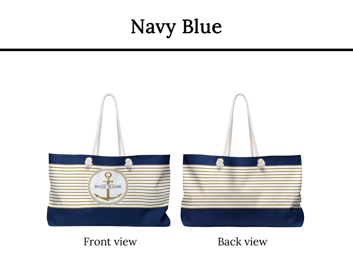 Boat Bag, Boat Gifts For Women, Nautical Bag, Sailing Bag, Custom Boat Gift