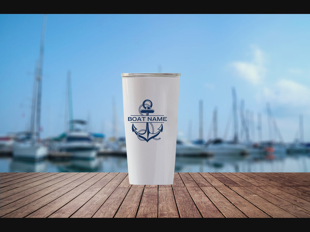 Boat Gift, Boat Tumbler, Boating Accessories, Lake Tumbler, Captain First Mate